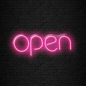 Abrir la imagen en la presentación de diapositivas, Open Neon Sign
